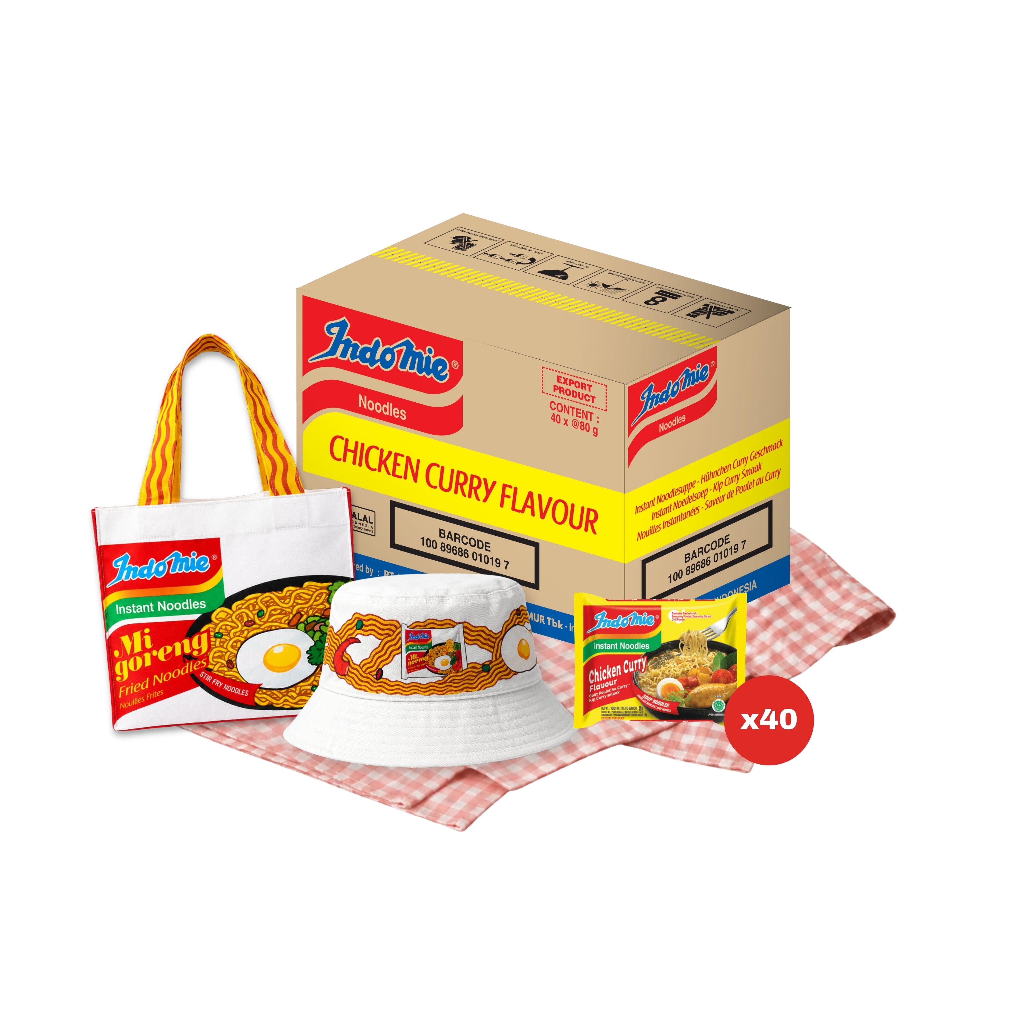 Indomie Kip Kerrie Smaak 40-pack