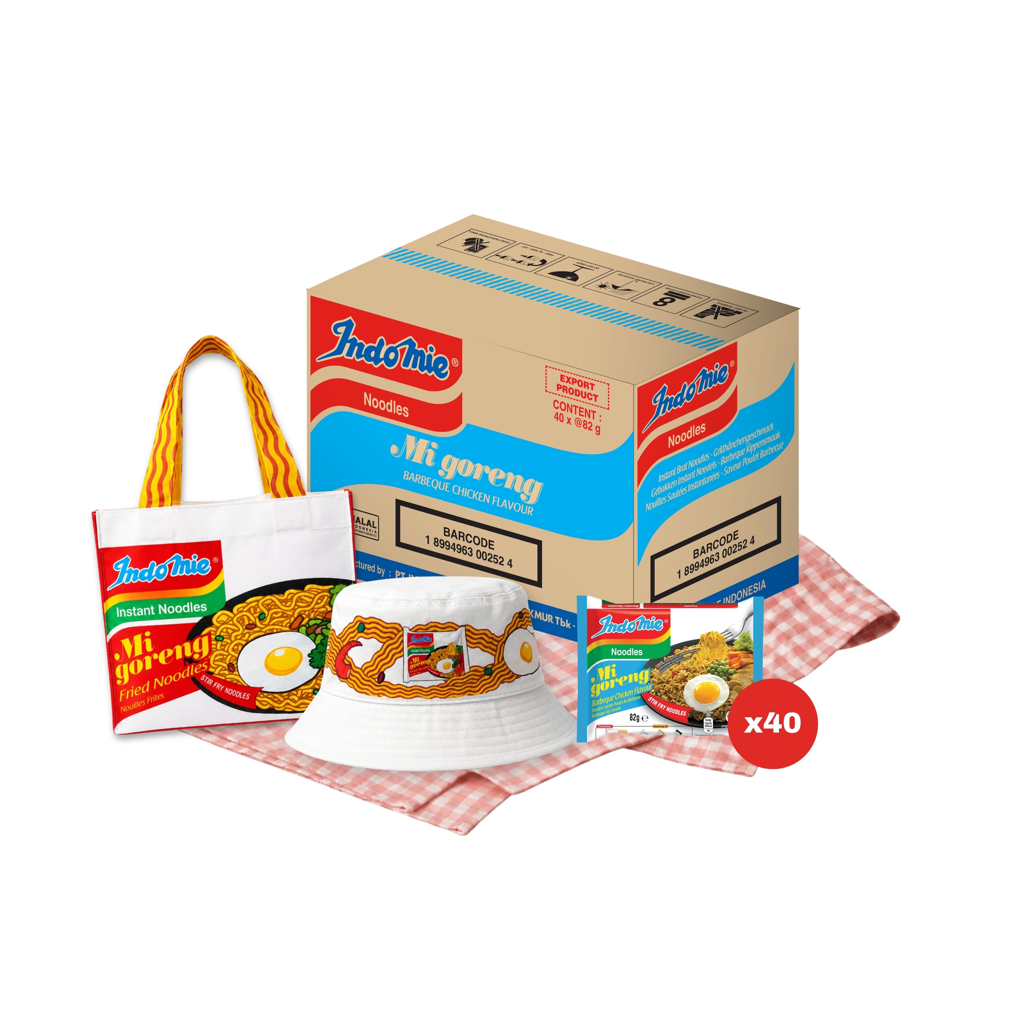 Indomie Mi Goreng BBQ Kip 40-pack